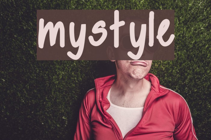 mystyle Font examples