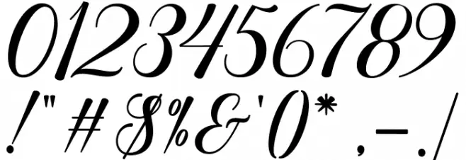 mysweetyScript Font OTHER CHARS