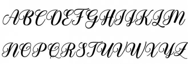 mysweetyScript Schriftart Groß