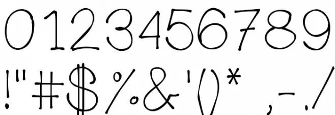 mywanderingheart Font OTHER CHARS