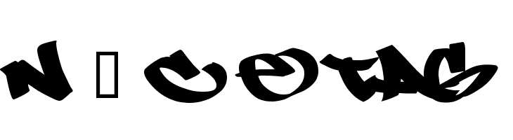 N ! C E Tag Font