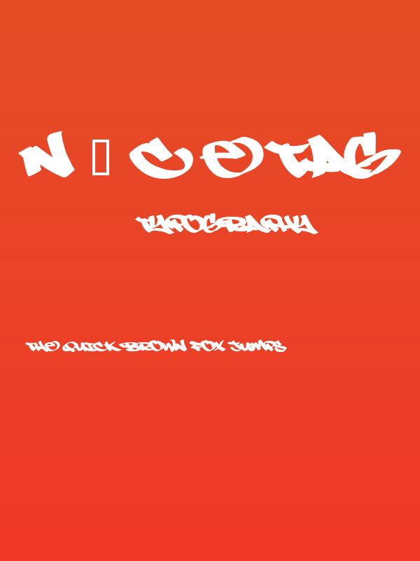 N ! C E Tag Poster