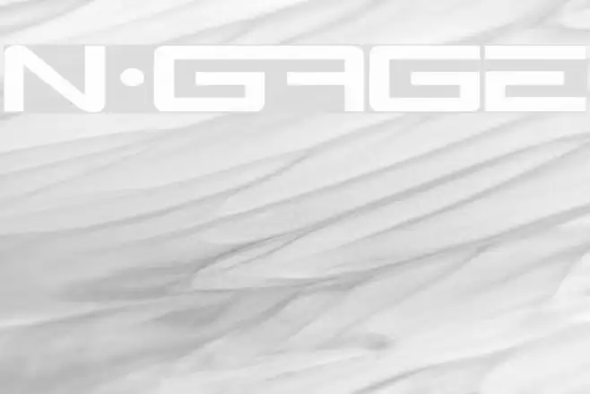 N-Gage Font examples