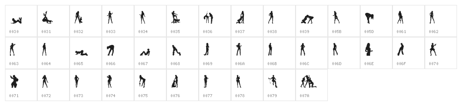 N0RP ICONS #1 Character Map