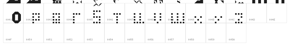 N8 UngdeOmi Regular Character Map