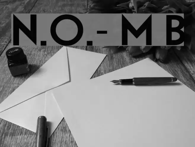 N.O.- Movement Bold Fonte examples