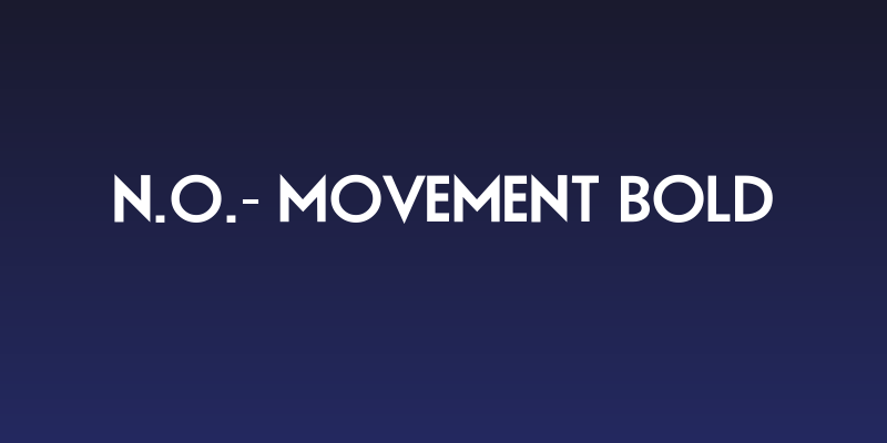 N.O.- Movement Bold Social Header