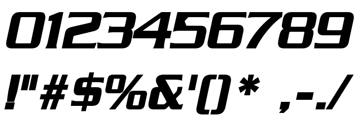 N.O.- World [ChaneyBoldItalic] Font OTHER CHARS