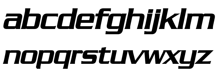 N.O.- World [ChaneyBoldItalic] Font LOWERCASE