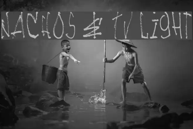 NACHOS & TV Light Font examples