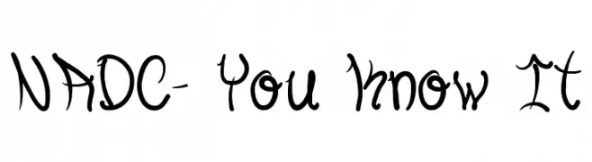 NADC- You Know It  baixar fontes gratis
