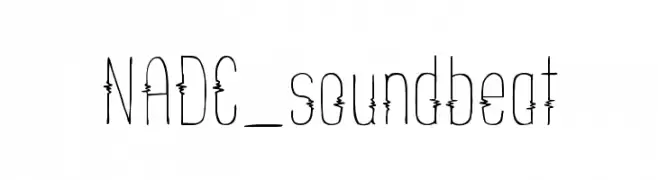 NADC_soundbeat  Frei Schriftart Herunterladen