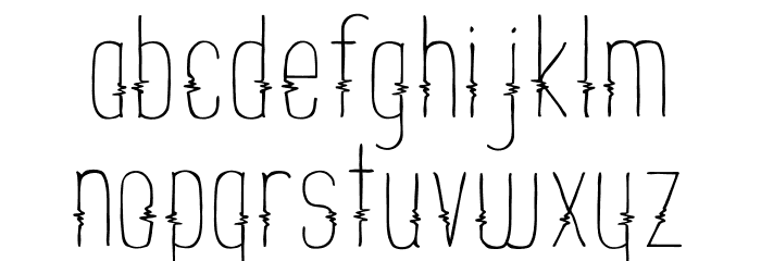 NADC_soundbeat Font LOWERCASE