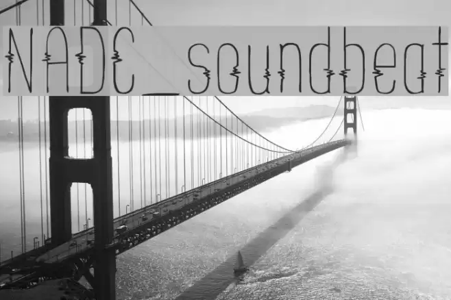 NADC_soundbeat Font examples