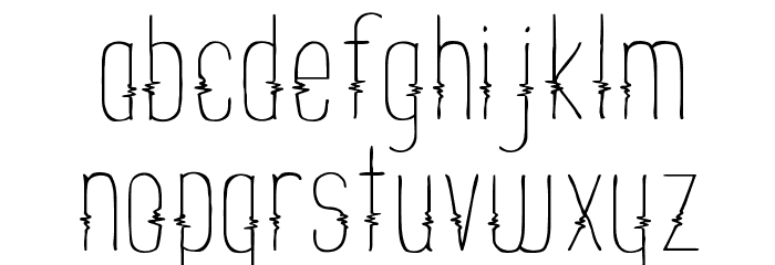 NADC_soundbeat Font LOWERCASE
