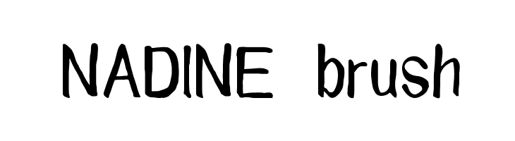 NADINE brush Fonte