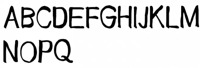 NADINE brush Schriftart Groß
