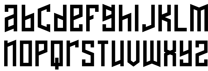 NAFTAlene フォント 小文字