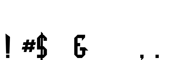 NAHL Font OTHER CHARS