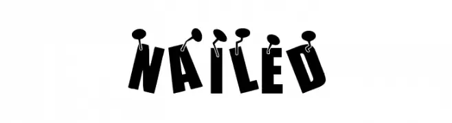 NAILED  Frei Schriftart Herunterladen