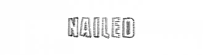 NAILED  Fuentes Gratis Descargar