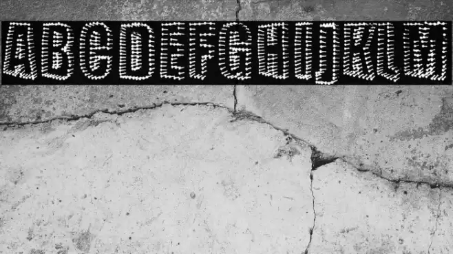 NAILED Font examples