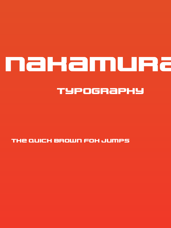 NAKAMURA Poster