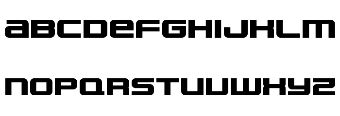 NAKAMURA Font LOWERCASE