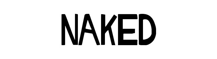 NAKED フォント