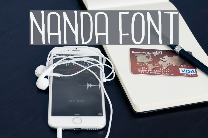 NANDA Font examples