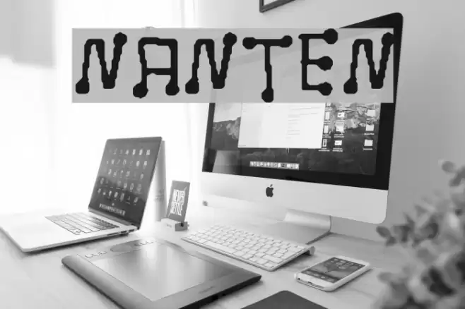 NANTEN Font examples