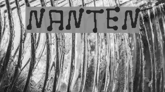 NANTEN Font examples