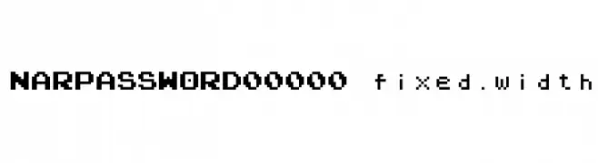 NARPASSWORD00000 fixed.width  नि: शुल्क फ़ॉन्ट्स डाउनलोड