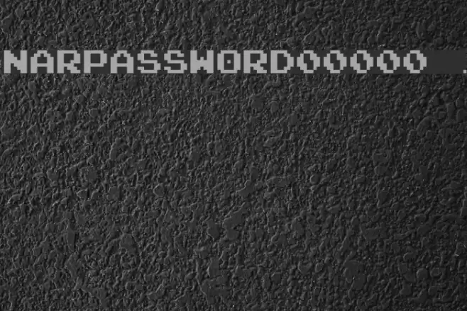 NARPASSWORD00000 fixed.width Шрифта examples
