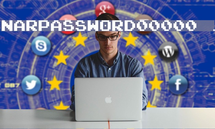 NARPASSWORD00000 fixed.width Font examples