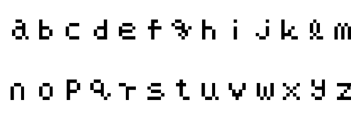 NARPASSWORD00000 fixed.width Font LOWERCASE