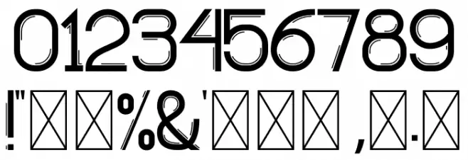 NARROW STREETS Font OTHER CHARS