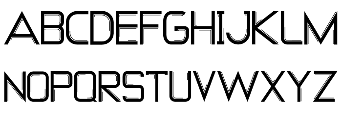 NARROW STREETS Font LOWERCASE