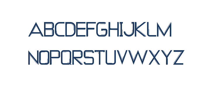 NARROW STREETS Lowercase