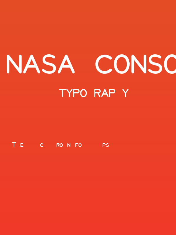 NASA CONSOLE Poster