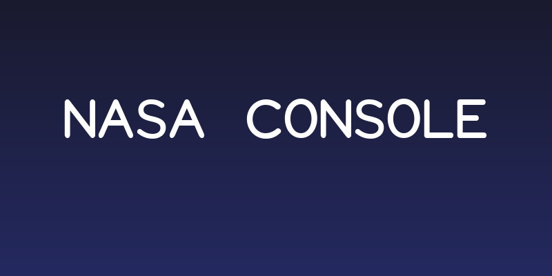 NASA CONSOLE Social Header