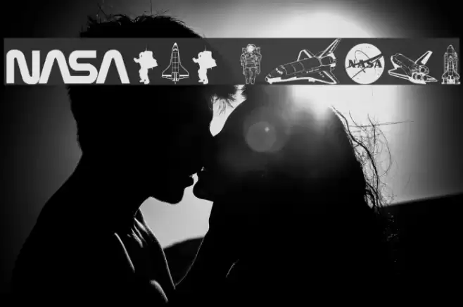 NASA Dings Font examples