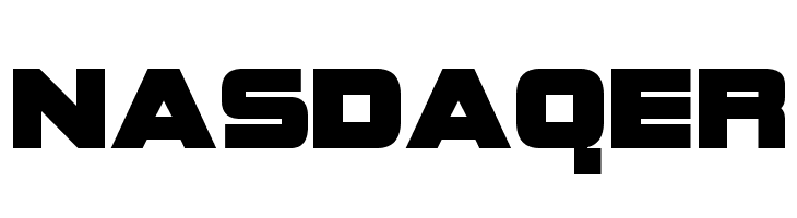 NASDAQER  Frei Schriftart Herunterladen