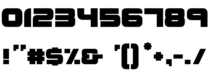 NASDAQER Font OTHER CHARS