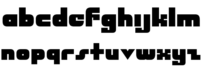 NASDAQER Font LOWERCASE