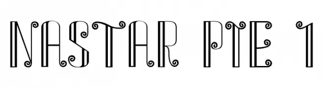 NASTAR PIE 1  Descarca Fonturi Gratis