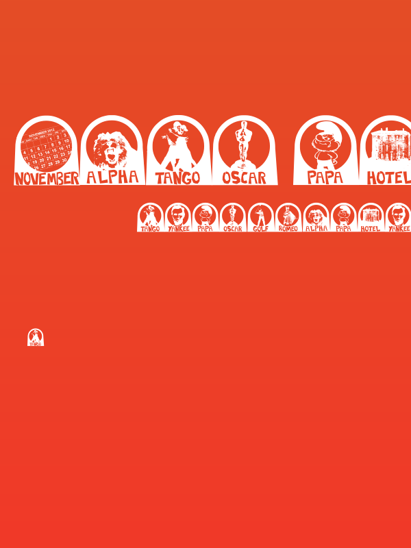 NATO Phonetic Alphabet Poster