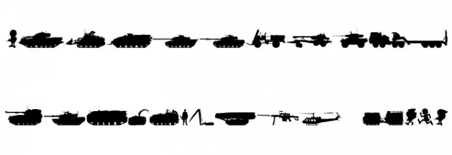NATOKit Schriftart Anderer Schreiben