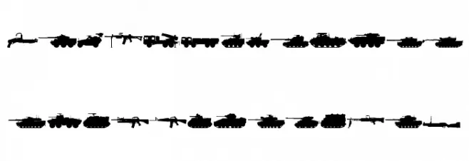 NATOKit Schriftart Kleinbuchstaben