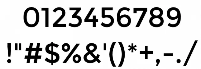 NATS Font OTHER CHARS